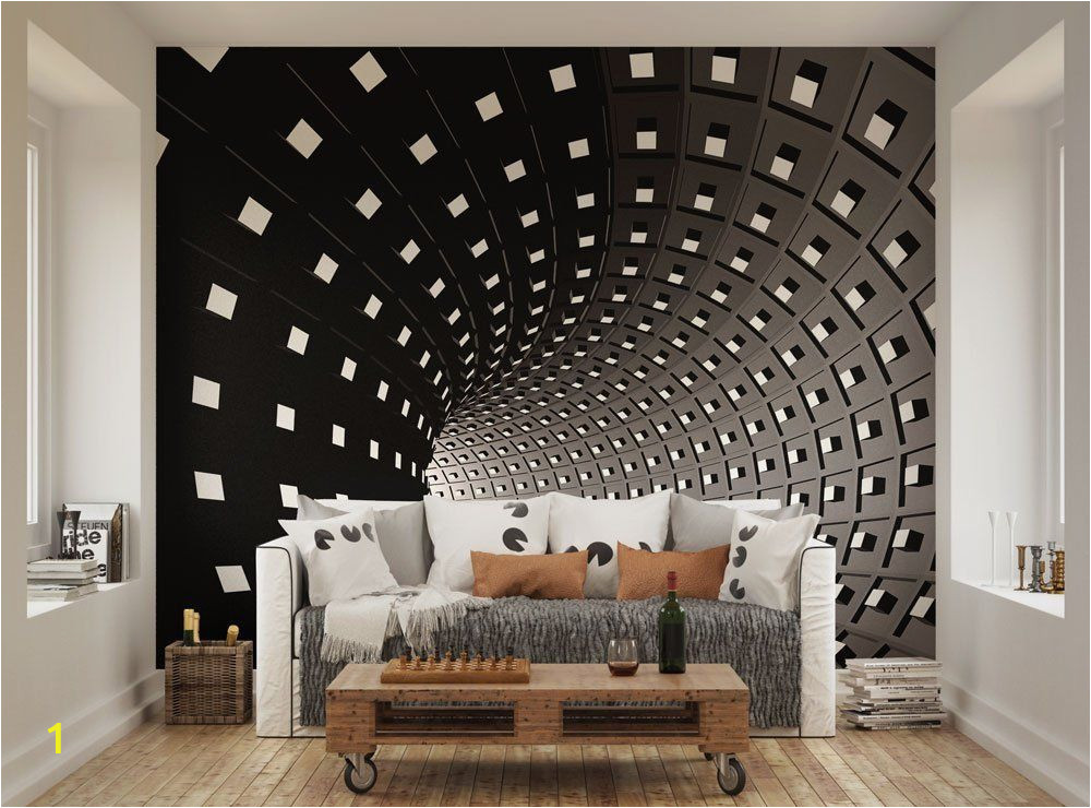 Wall Tile Murals Uk Ohpopsi Abstract Modern Infinity Tunnel Wall Mural Amazon