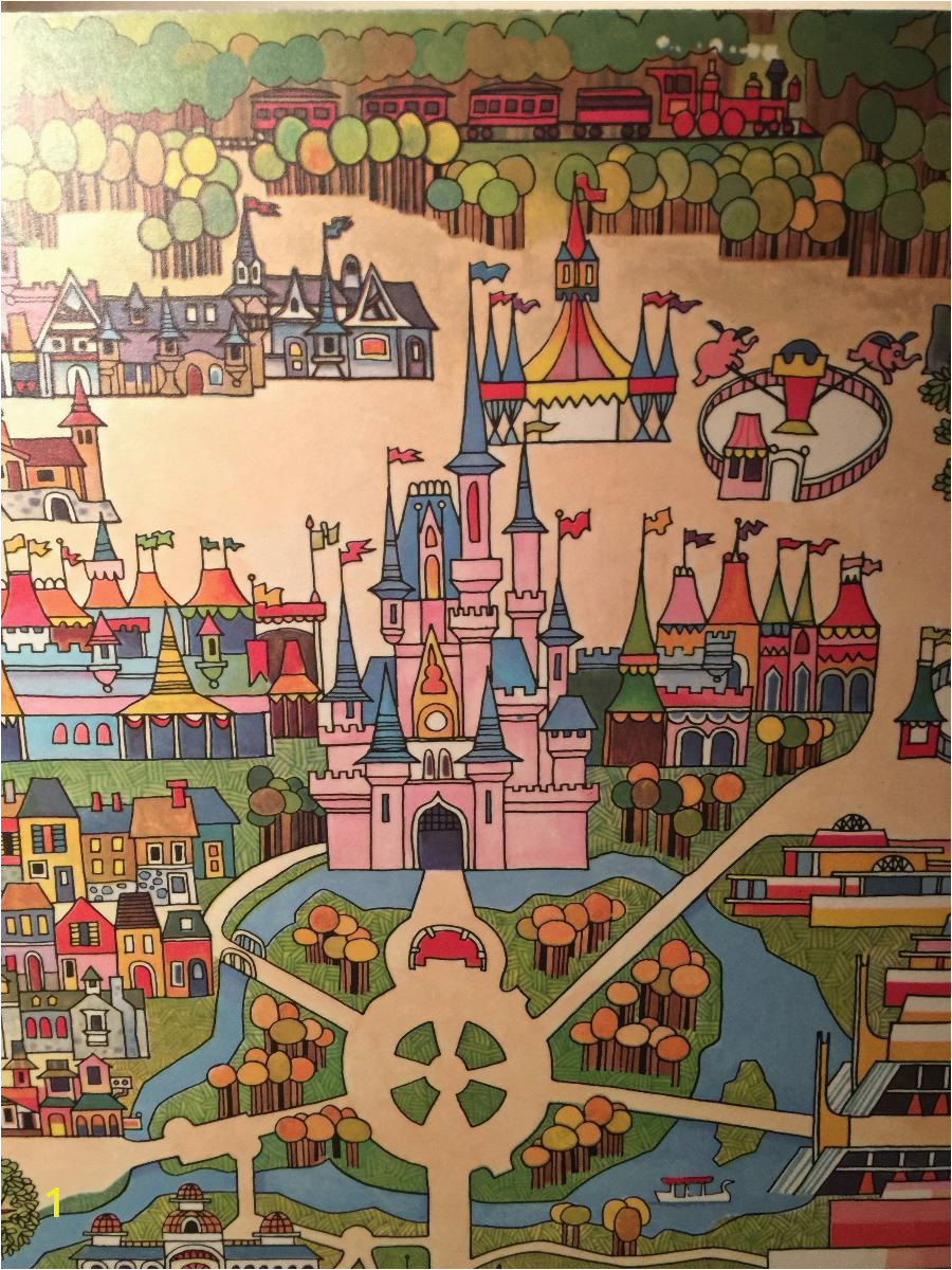 Walt Disney World Wall Murals Rare original 1971 Walt Disney World Map Wall Art From Polynesian Hotel