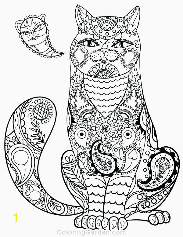 fresh coloring pages cat for adults of coloring pages cat for adults