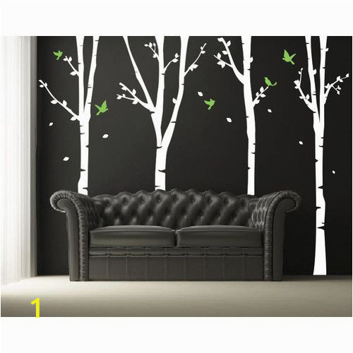 Wayfair Canada Wall Murals Found It at Wayfair Four Super Birch Trees Wall Decal