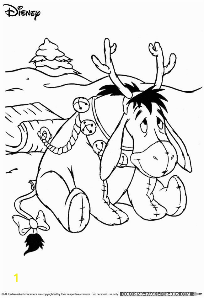 Winnie the Pooh Christmas Coloring Pages | divyajanani.org