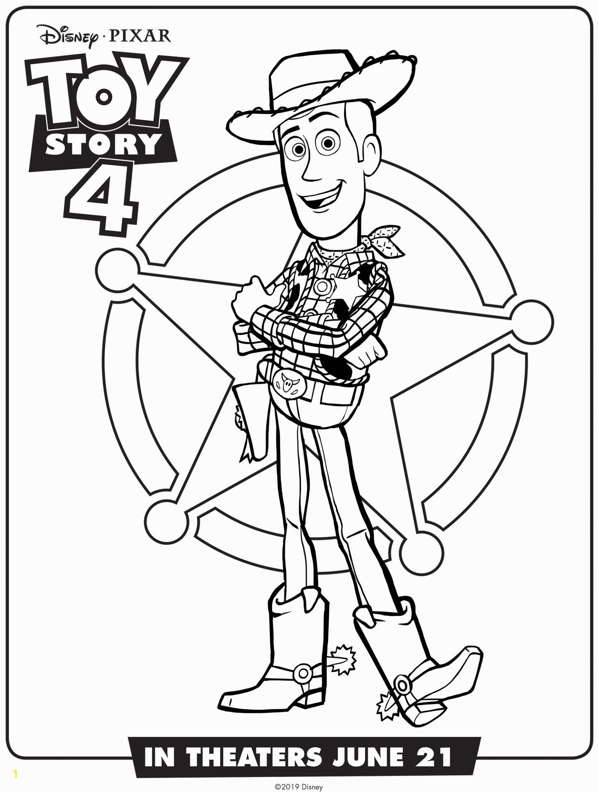 Woody toy Story 4 Coloring Pages Coloring Pages toy Story 4 Characters Berbagi Ilmu Belajar