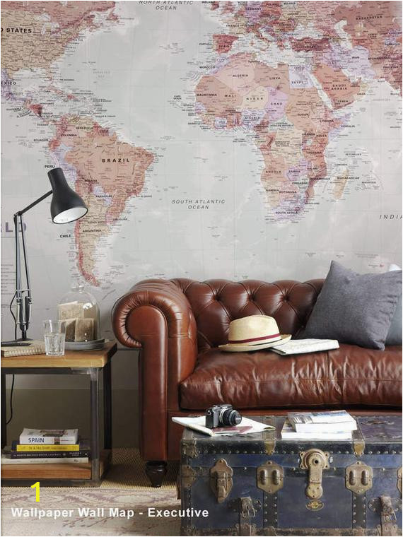 World Executive Wall Map Mural World Map Wallpaper Home Decor Living Room Study Map Of the World Wall Decal Wallpaper Bedroom Home World Map Mural Free Shipping