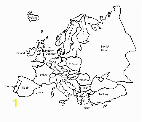 World War 2 Coloring Pages Outline Of Europe During World War 2