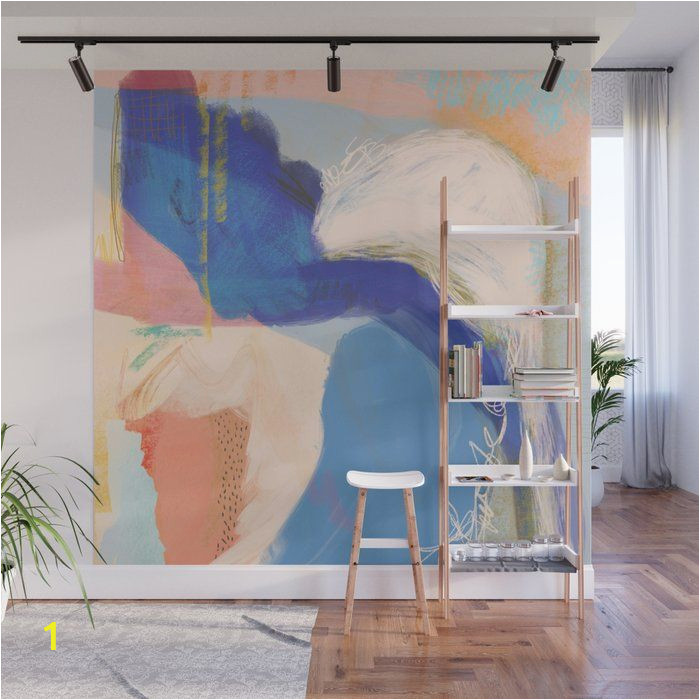 World Wide Wall Murals Sanibel Shapes and Layers No 34 Abstract Wall Mural by