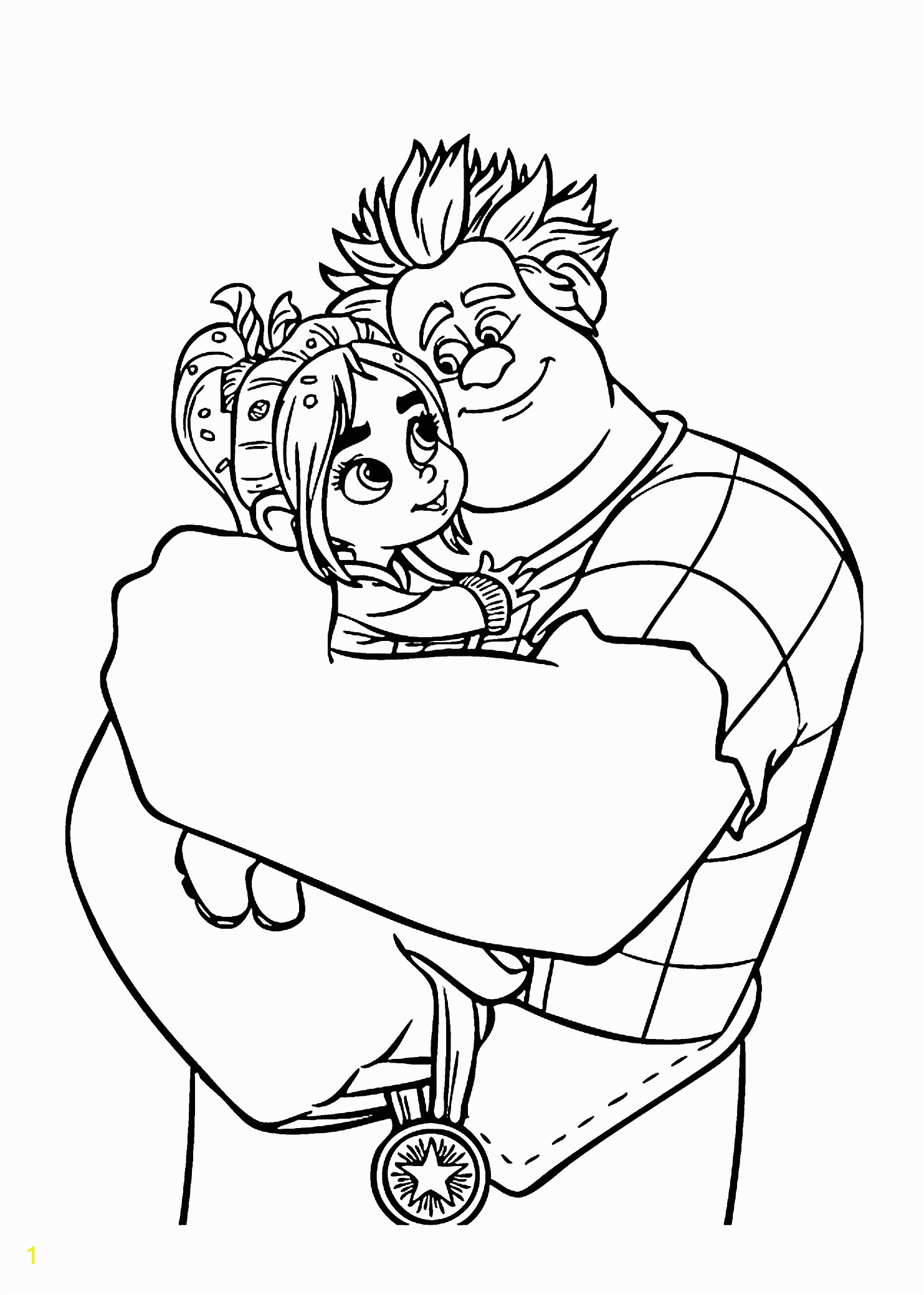 wreck it ralph coloring pages to print
