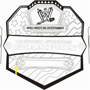 Wrestling Coloring Pages to Print 794 Belt Free Clipart 6