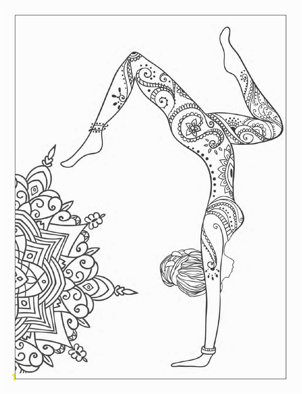 Yoga Poses Coloring Pages | divyajanani.org