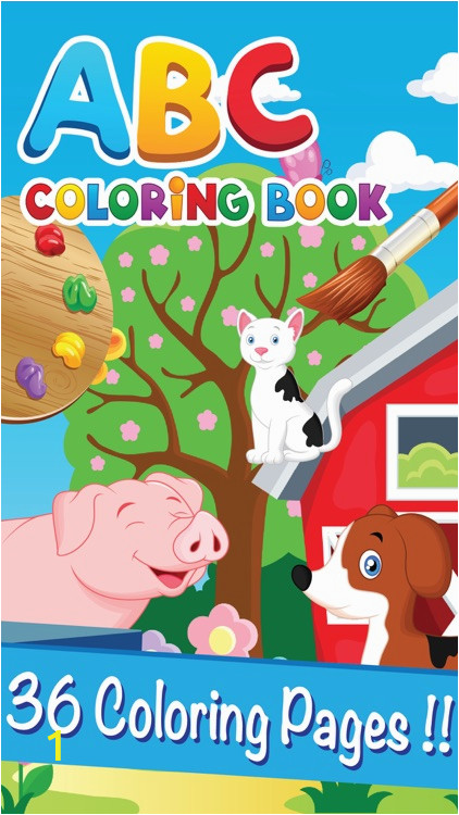 Alphabet Coloring Book and Posters Abc Alphabet Coloring Page Drawing with Cute Animal by Parin