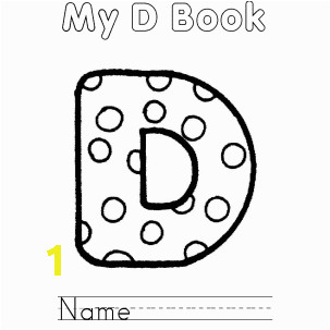 Alphabet Coloring Book Printable Pdf Letter D Coloring Book Free Printable Pages