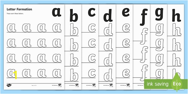 T S 129 a z Letter Formation Worksheets ver 6
