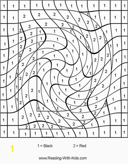 color by number letter d