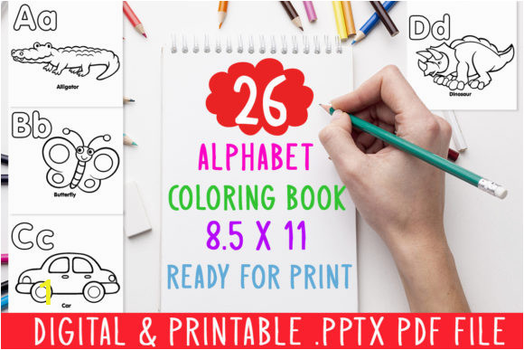Alphabet Coloring Sheets A-z Pdf 26 Alphabet Coloring Book A Z for Kids