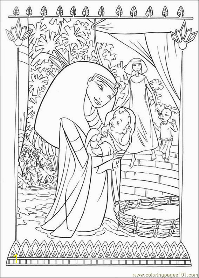 Ancient Egypt Coloring Pages Printable Prince Egypt 03 Coloring Page