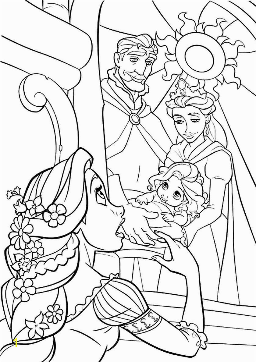 Baby Disney Princess Coloring Pages the Truth About Rapunzel S Birth Coloring Page Tangled