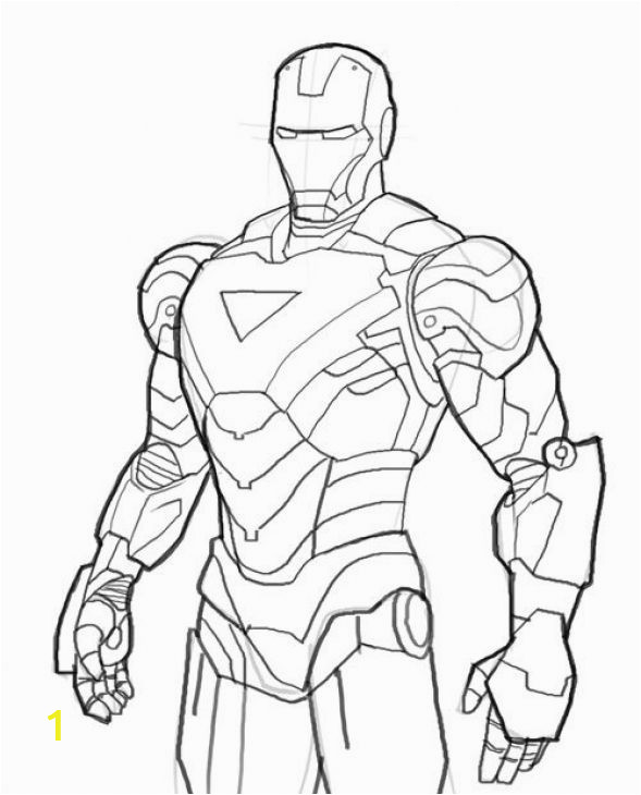 Black Iron Man Coloring Pages Iron Man Coloring Page Printable