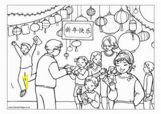 Chinese New Year Coloring Pages Chinese New Year Gifts Colouring Page