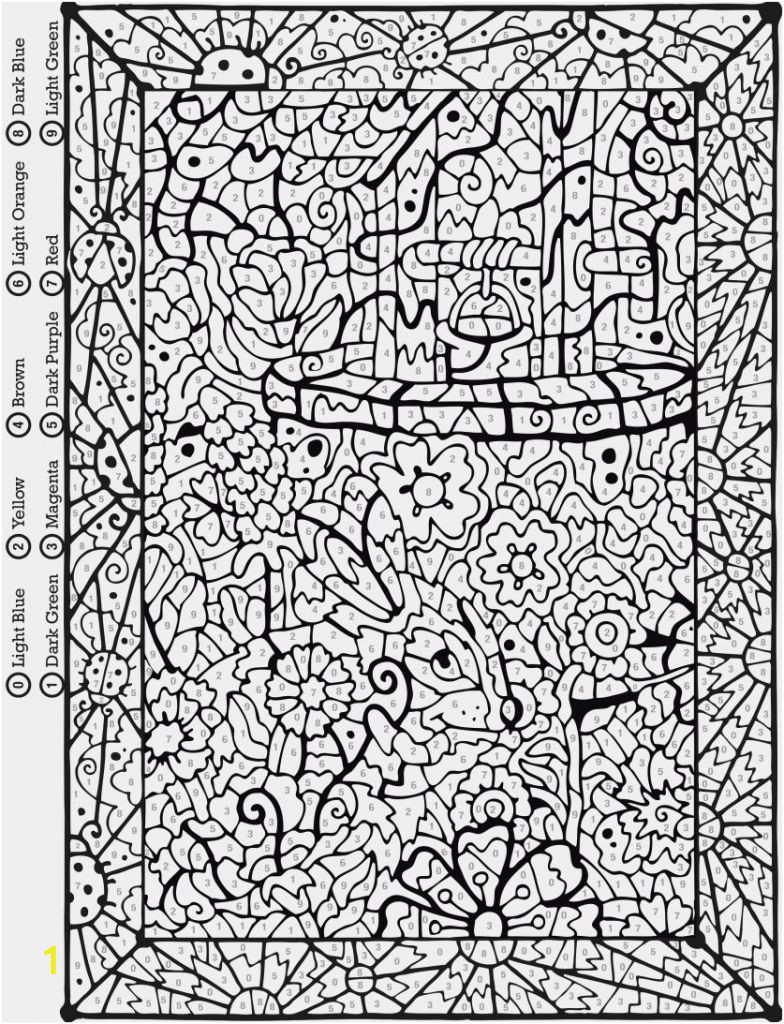 Color by Number Advanced Coloring Pages 4 Number Coloring Pages Preschool Worksheets Schools