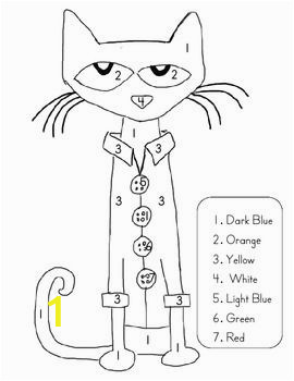 Color by Number Cat Coloring Pages This Contains Three Printable Color by Number