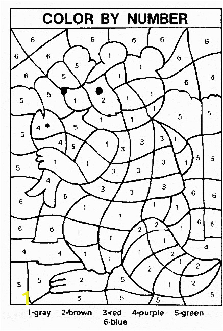 Color by Number Coloring Book Game Number Coloring Pages