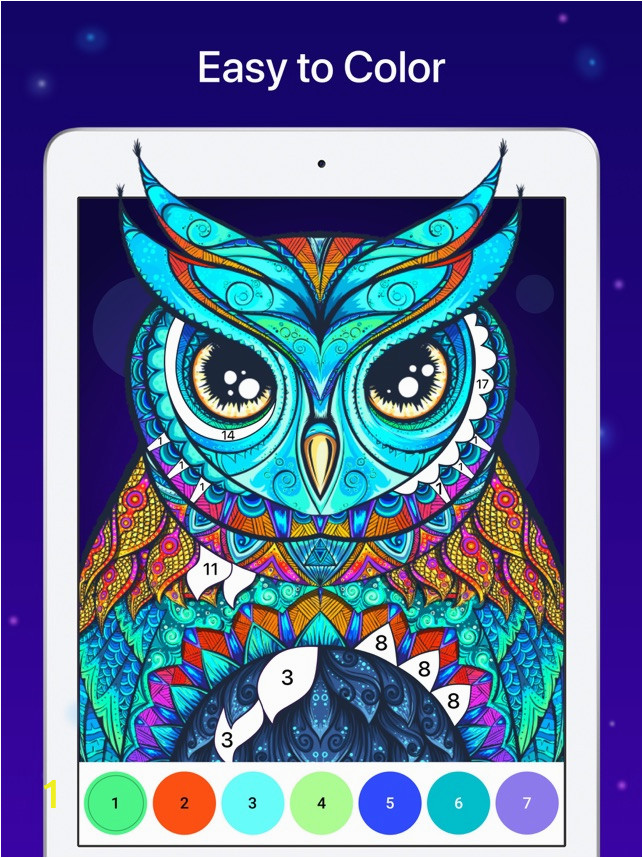 Color by Number Coloring Book iTunes Chamy Color by Number On the App Store