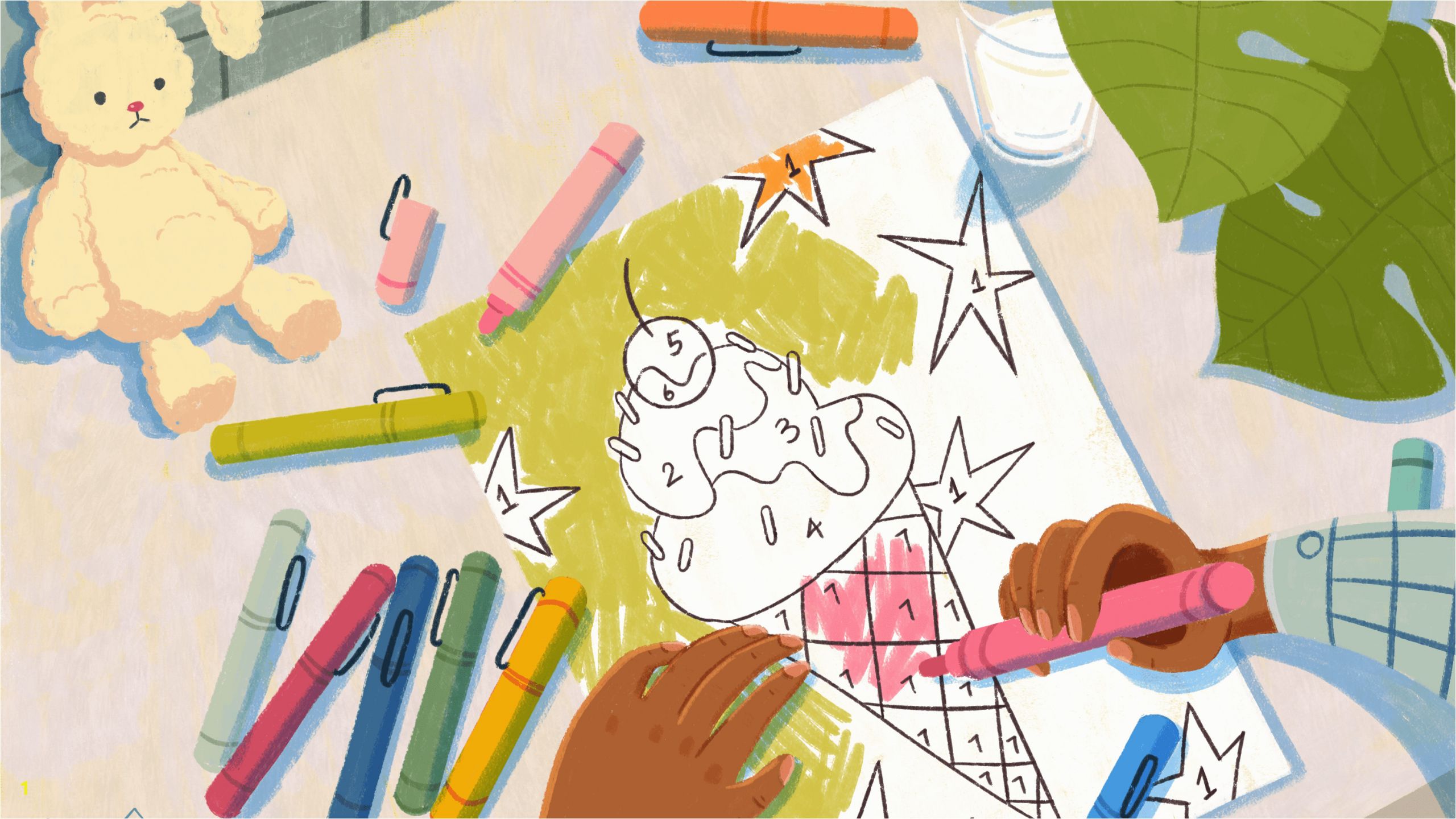 Color by Number Winter Coloring Sheets 37 Free Color by Numbers Worksheets and Printables