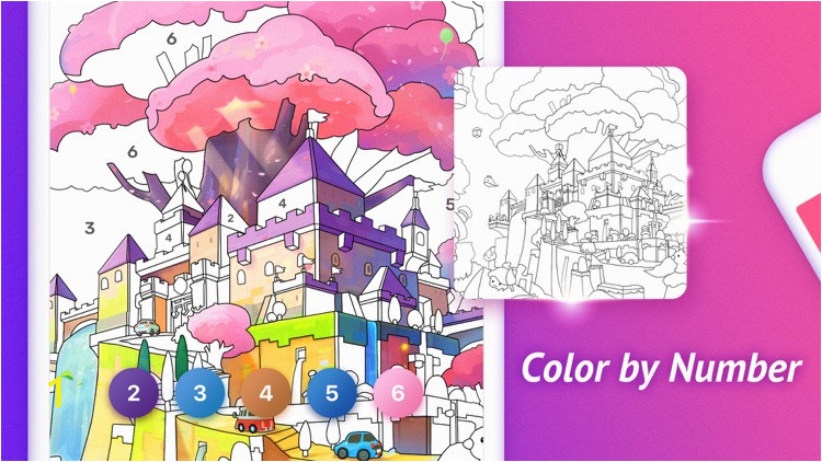 Coloring by Number for Elderly Coloring by Cheetah Mobile Singapore Pte Ltd