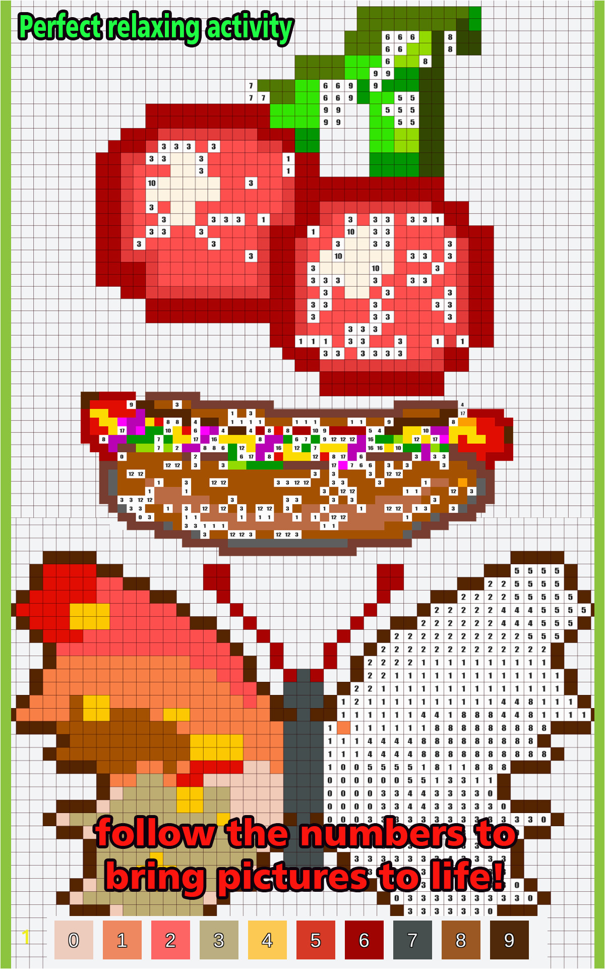 Coloring Fun Color by Number Games Coloring Colorpixnu Pixel Art Coloring by Number