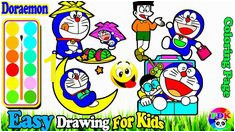 Coloring Kitty and Painting Doraemon for toddlers 183 Best Drawing and Coloring Images