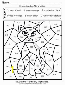 Coloring Math Pages 2nd Grade 2nd Grade Go Math 2 5 Understanding Place Value within 1000