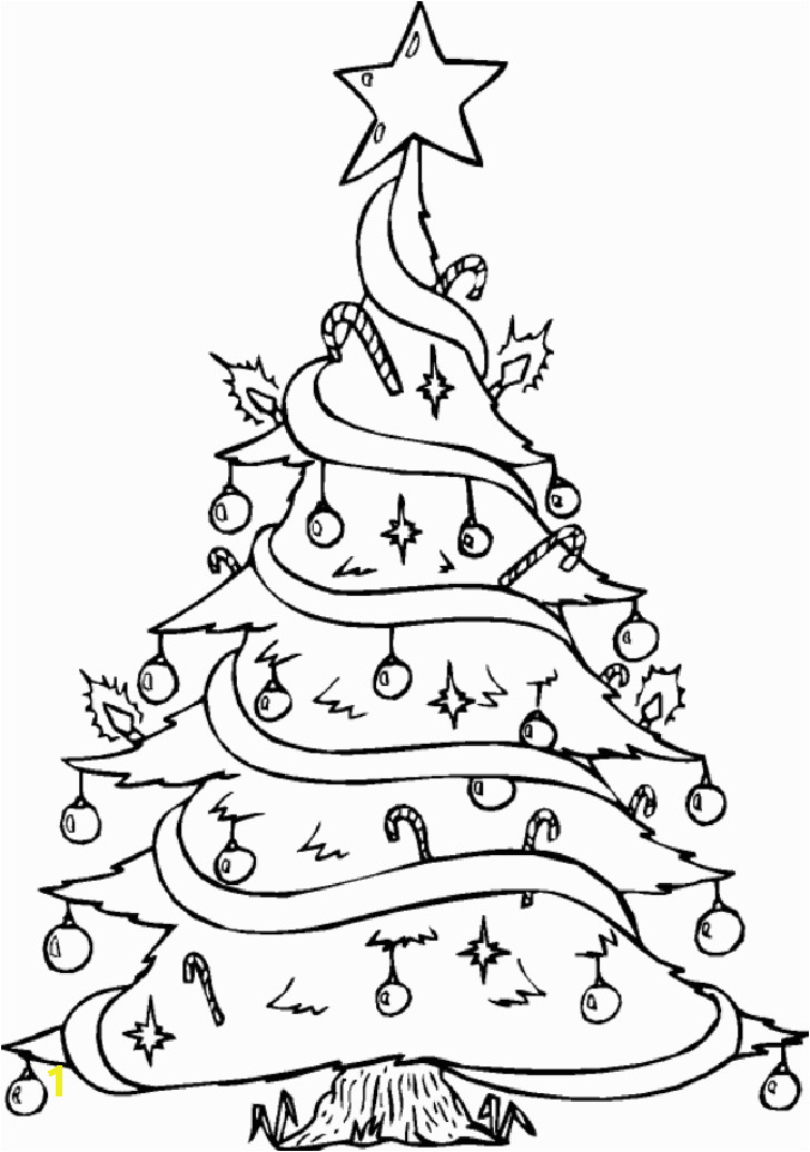 Coloring Pages Christmas Tree Printable Free Drawing A Christmas Tree Download Free Clip Art