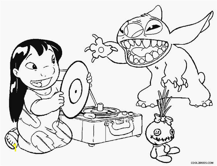 Lilo and Stitch Experiments Coloring Pages