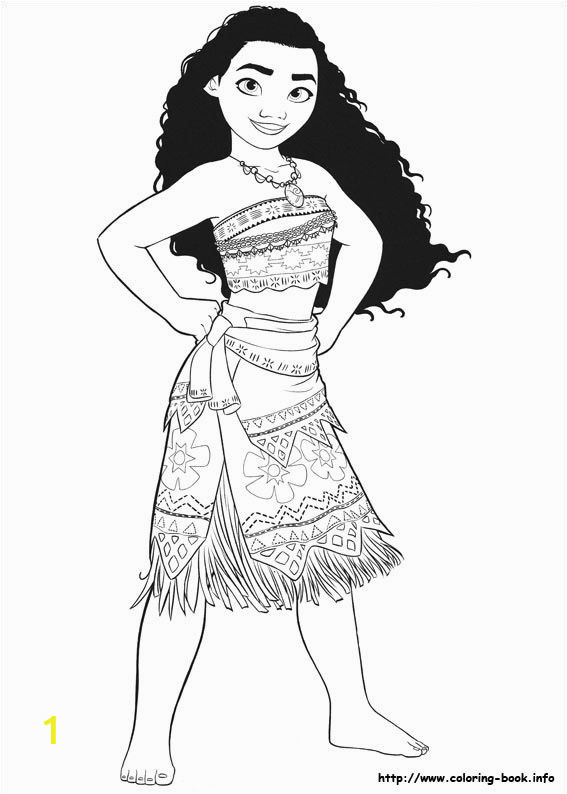 Coloring Pages Disney Princess Moana Bookfo Coloring Moana Moana