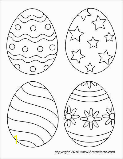 Coloring Pages Easter Eggs Printable Pin Auf Craft Ideas