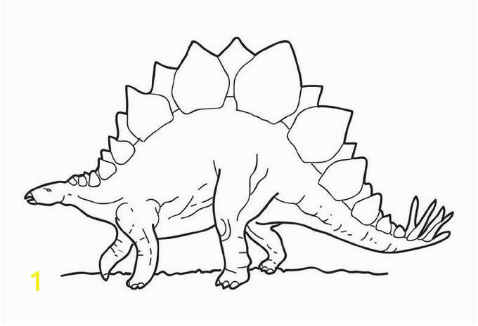 Realistic Dinosaur Coloring Page