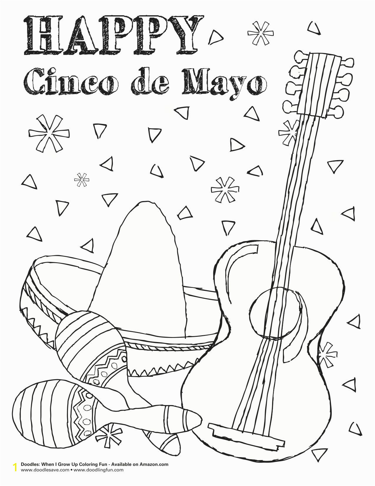 Coloring Pages for Cinco De Mayo Cinco De Mayo Coloring Pages with Images