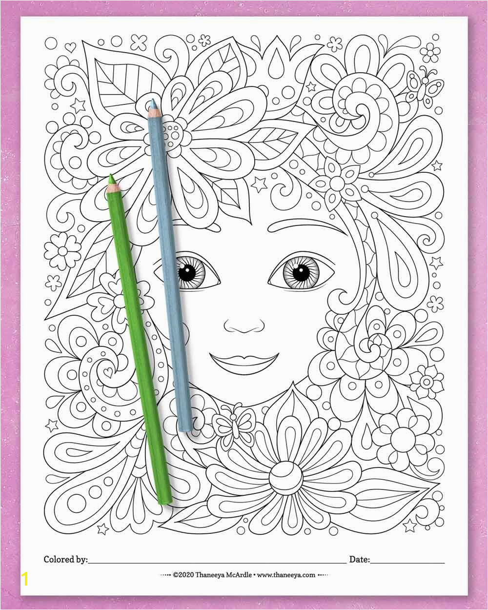 Coloring Pages for Gel Pens Pin On Coloring Pages by Thaneeya Printable Pdfs