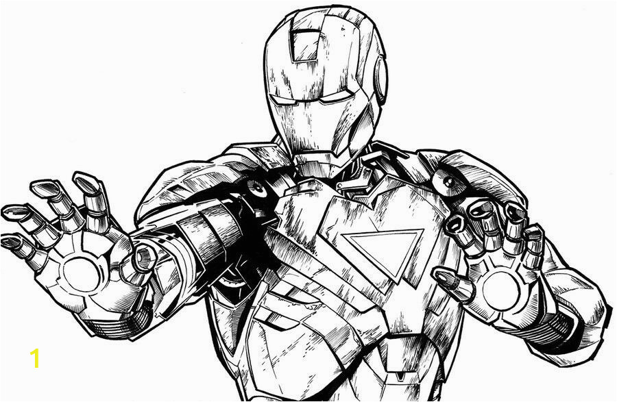 Coloring Pages for Iron Man Iron Man Sketch with Images