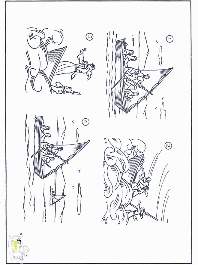 Coloring Pages for Jesus Calms the Storm Jesus Und Der Sturm Im Kindergarten Google Suche Mit