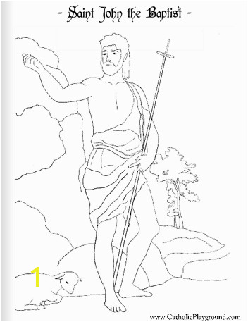 Coloring Pages for John the Baptist Coloring Pages John the Baptist Coloring Pages for Preschoolers