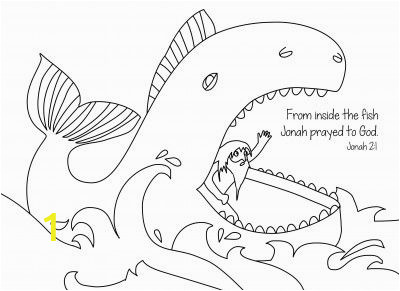 Coloring Pages for Jonah and the Whale Jonah Coloring Page Free Download
