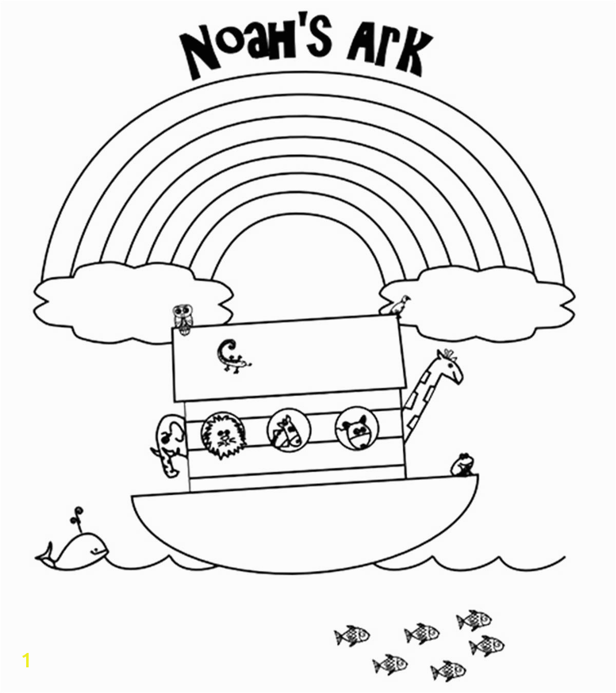 Top 10 Noah And The Ark Coloring Pages Your Toddler Will Love To Color