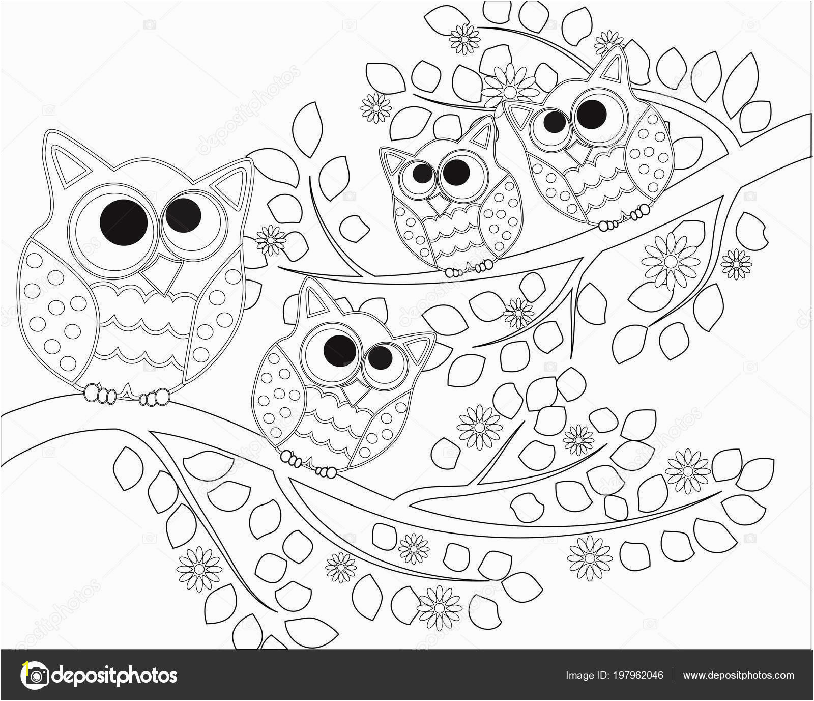 Coloring Pages for Older Kids Coloring Book Adult Older Children Coloring Page Cute Owl
