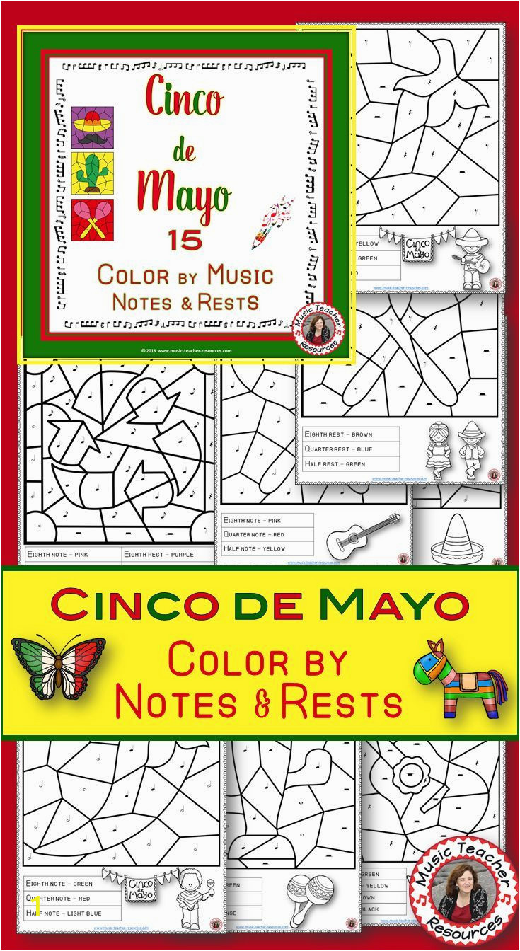 Coloring Pages for Quarter Notes Cinco De Mayo Music Coloring Pages 15 Music Coloring Sheets