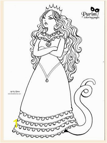 Coloring Pages for Queen Esther ××¤× ×¦×××¢× ××¤××¨×× with Images