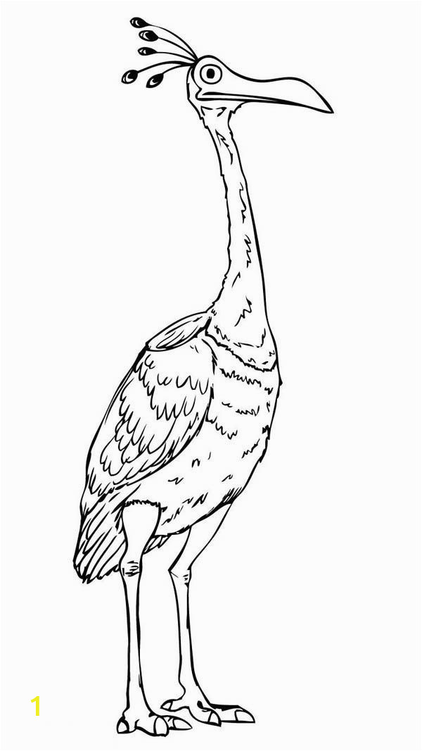 Coloring Pages for Up Movie Beautiful Disney Up Character Kevin the Bird Coloring Page