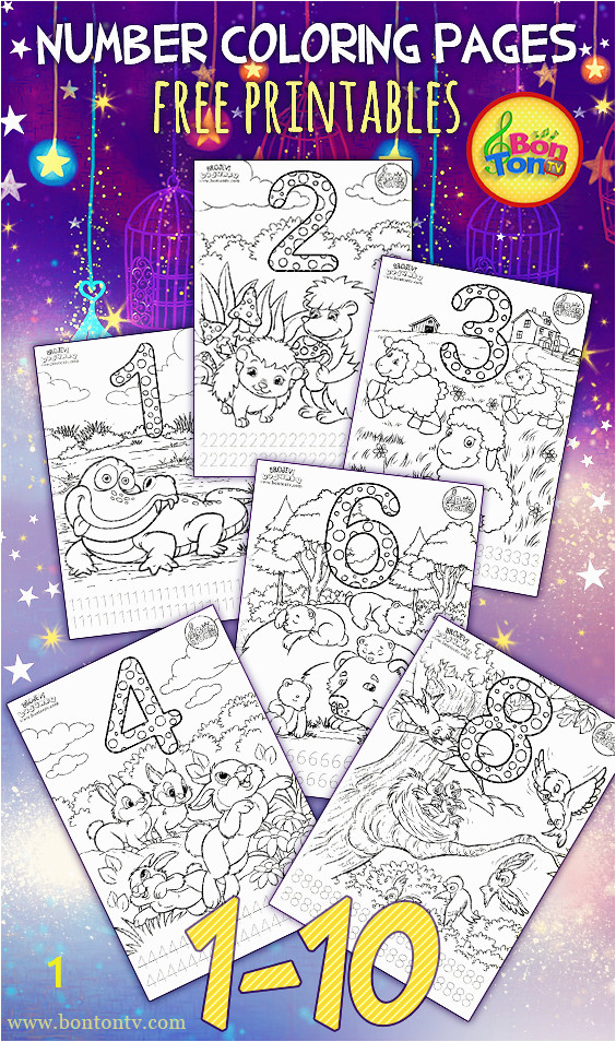 Coloring Pages for Upper Elementary Free Printables Numbers Coloring Pages for Kids Bonton