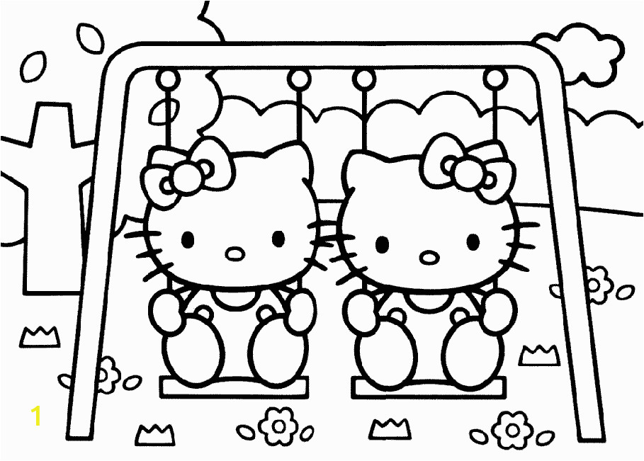Coloring Pages Hello Kitty Plane Free Big Hello Kitty Download Free Clip Art
