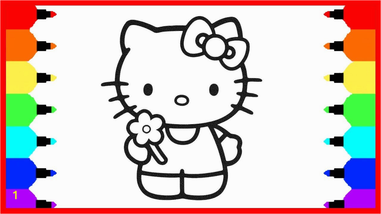 Coloring Pages Hello Kitty Youtube Hello Kitty Coloring Pages How to Draw Hello Kitty