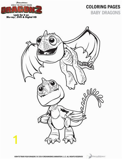 Coloring Pages How to Train Your Dragon 3 Baby Dragons Coloring Page